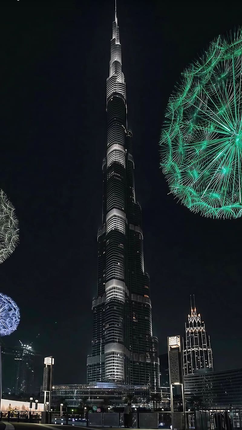 Dubai Burj Khalifa, lighting, dubai, burj kjalifa, HD phone wallpaper ...