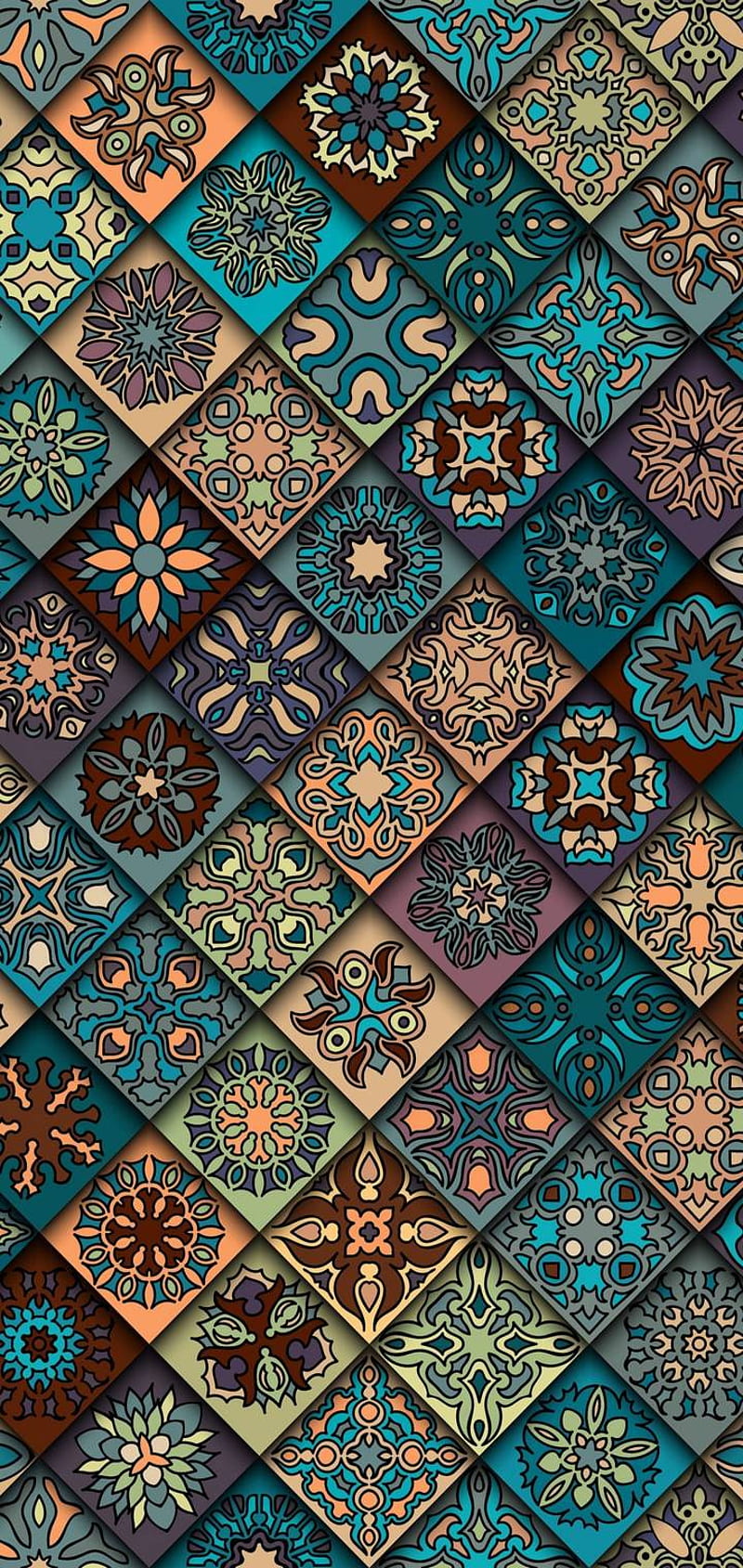 Indian pattern, patterns, designs, HD phone wallpaper