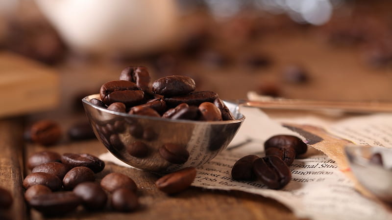 Coffee macro, cofee beans, brown, abstract, still life, graphy, coffee, macro, drink, HD wallpaper