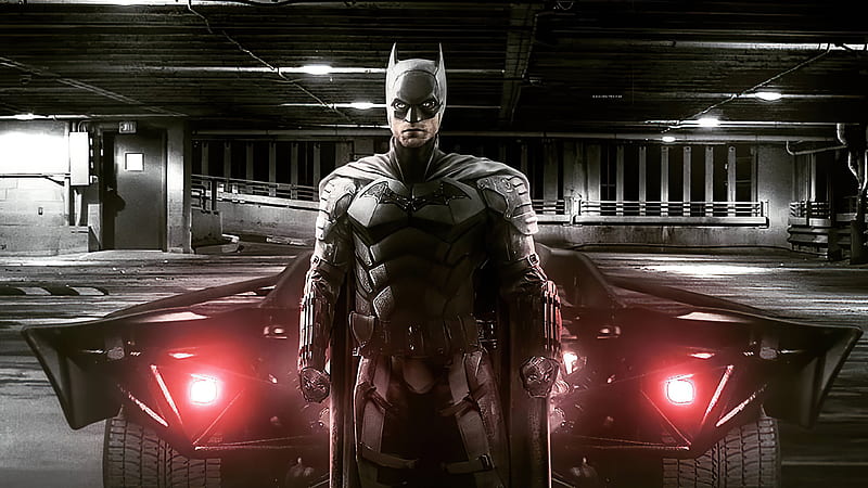 The Batman Batmobile 2021, the-batman, batman, artwork, superheroes, movies, 2021-movies, robert-pattinson, HD wallpaper