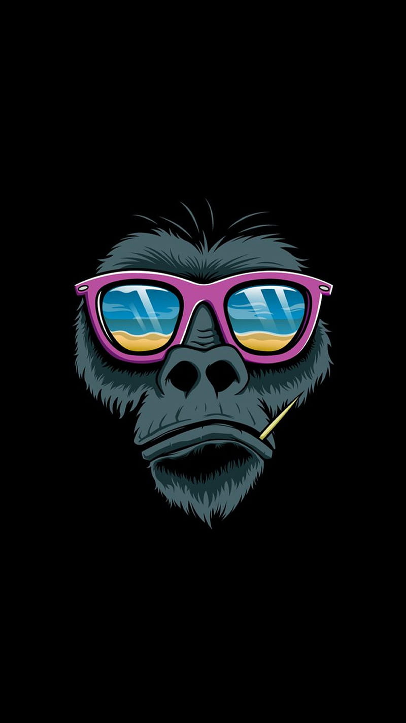 Gorilla , cool, HD phone wallpaper