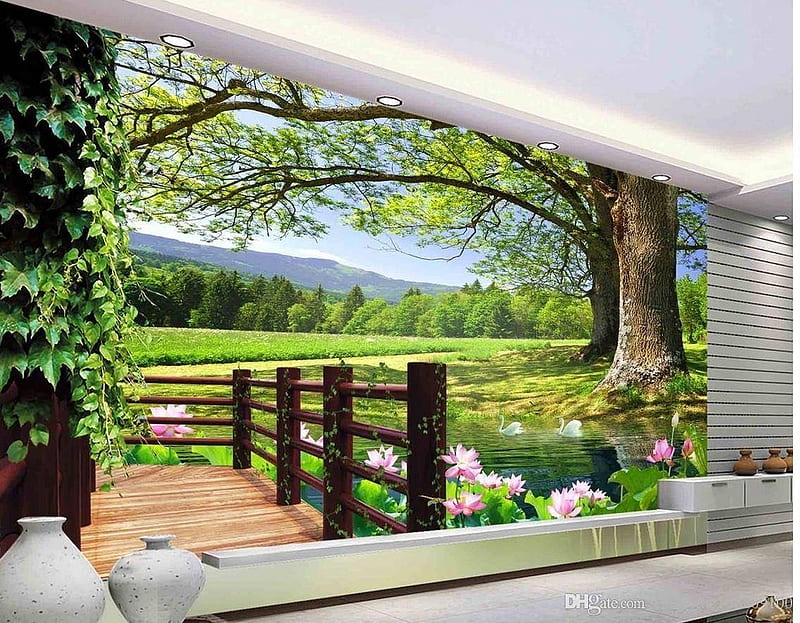 Avikalp Exclusive AWZ0302 3d Wallpaper Beautiful European Style Orchid –  Avikalp International - 3D Wallpapers