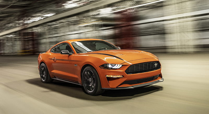 2020 Ford Mustang 2.3L High Performance Package - Front Three-Quarter , car, HD wallpaper