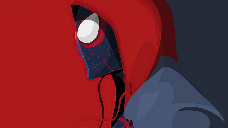 Miles Morales 2020 Minimal, spiderman, superheroes, artwork, artist, HD wallpaper