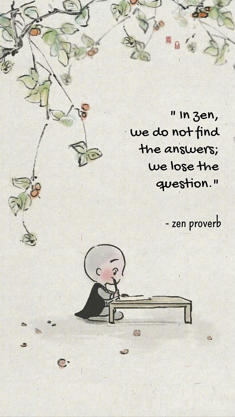 Zen, buddha, painting, quotes, sayings, words, HD phone wallpaper