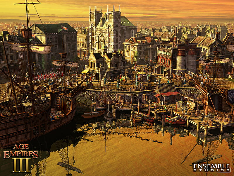 AOE III, game, age of empire, strategy, rts, HD wallpaper
