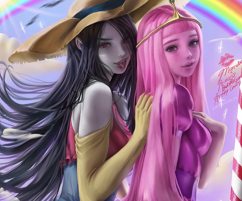 Marceline the Vampire Queen Fionna and Cake Anime Princess Bubblegum  Marshall Lee, Anime, black Hair, fictional Character png | PNGEgg