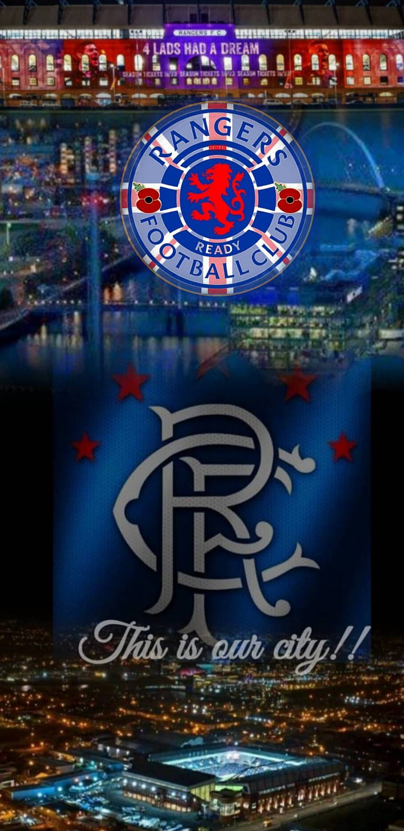 Rangers fc our city, football, fourladshadadream, glasgow, rangers fc, HD phone wallpaper