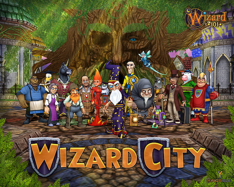 Wizard101 Wizard City, online game, wizard101, mmo, wizard, HD wallpaper