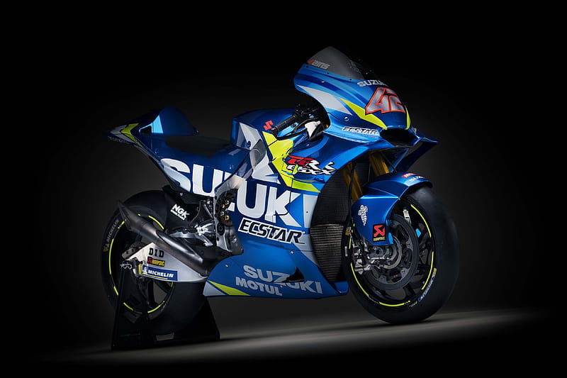 suzuki gsx-rr, blue, sport bike, motogp, Vehicle, HD wallpaper