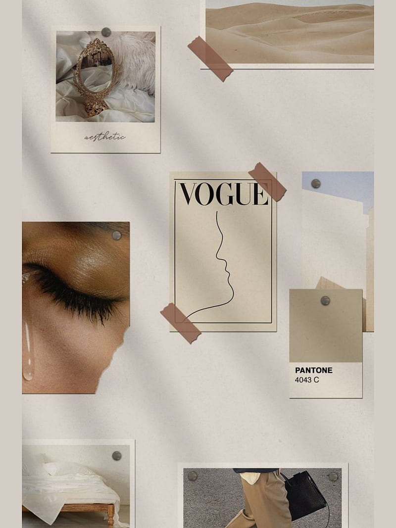 Download Cool For Girls Vogue Brown Aesthetic Wallpaper  Wallpaperscom