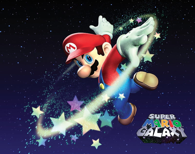Download Go on a grand space quest with Super Mario Galaxy Wallpaper   Wallpaperscom