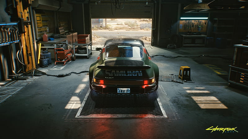 Cyberpunk 2077 Porsche 911 Turbo, HD wallpaper