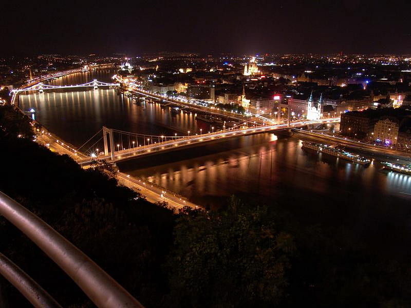 Budapest-At Night, budapest, at night, bonito, HD wallpaper
