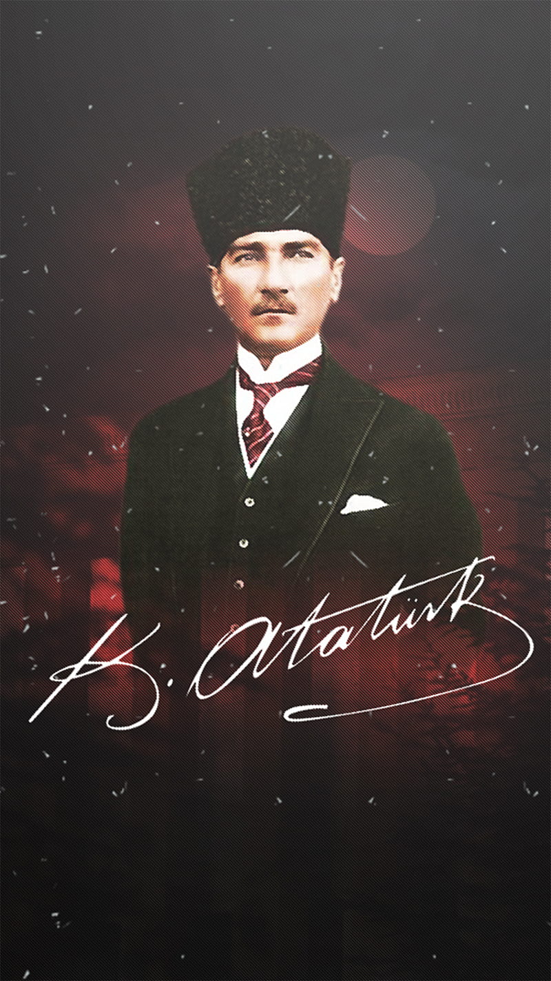 kemal ataturk, founder, mustafa, republic, turkey, HD phone wallpaper