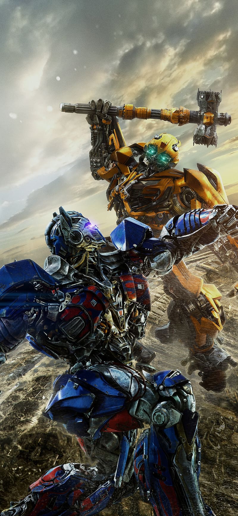 Transformers, Movie, Optimus Prime, Bumblebee (Transformers), Transformers: The Last Knight, HD phone wallpaper