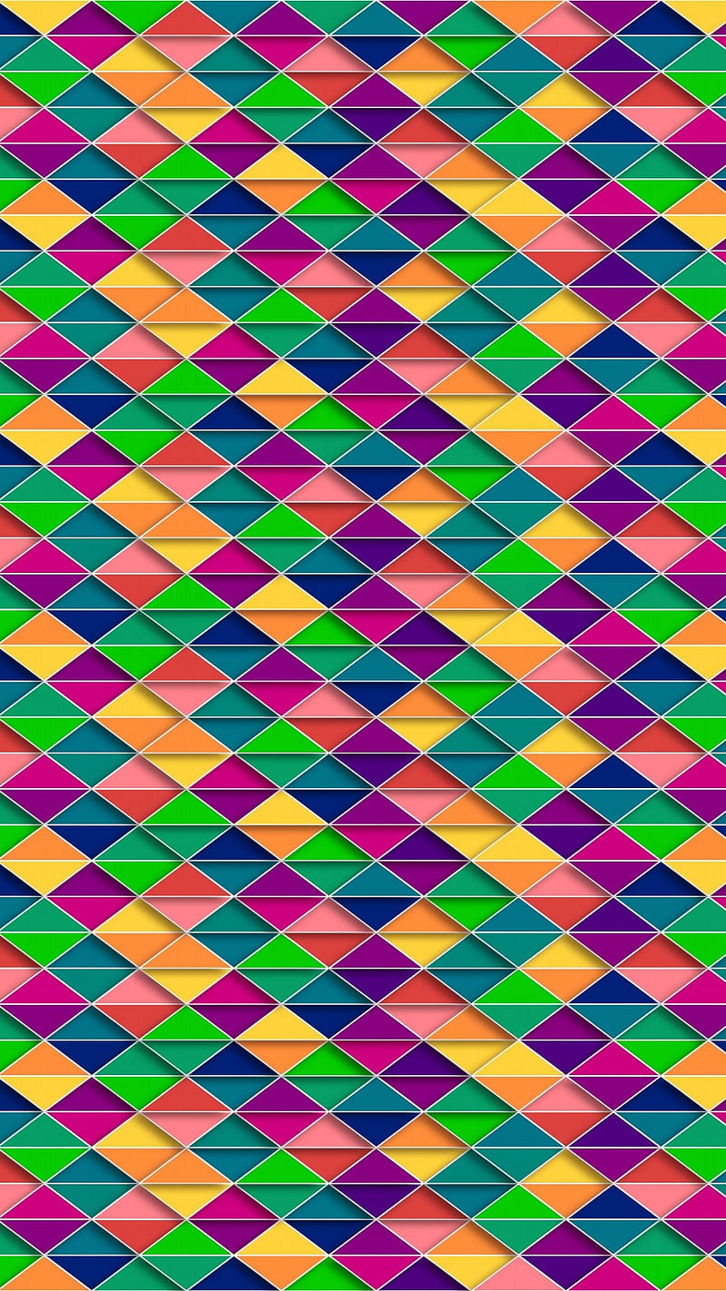 Abstract Pattren , colors, geometry, pattern, plaid, rainbow, HD phone wallpaper