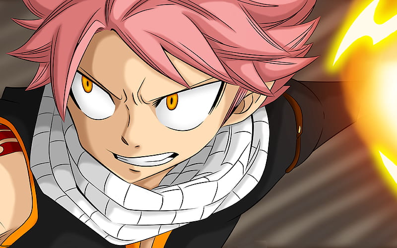 Natsu Dragneel protagonist, manga, Team Natsu, Fairy Tail, HD wallpaper