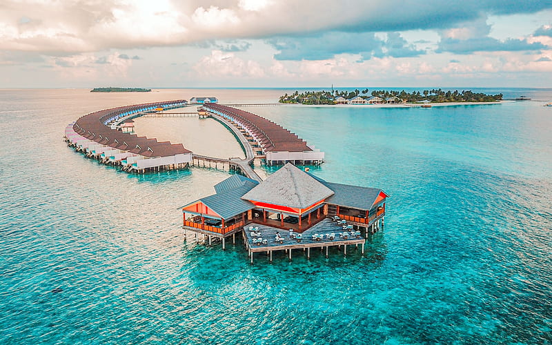 Summer Tourism Resort Hotel 2022 Maldives, HD wallpaper