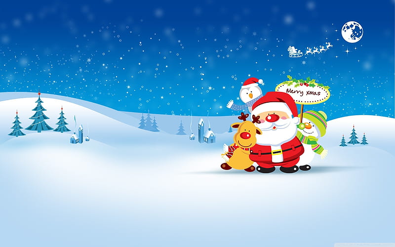 Merry Xmas-Merry Christmas Album, HD wallpaper