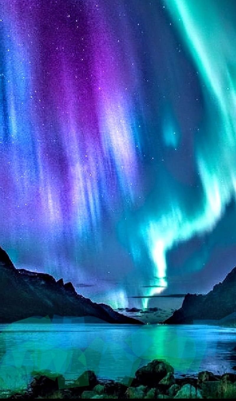 NATURE BEAUTY, aurora, borealis, HD phone wallpaper