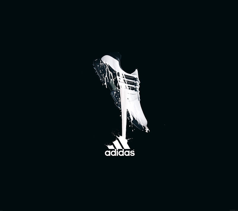 adidas, logo, shoe, HD wallpaper