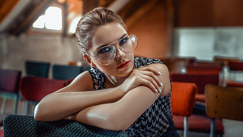 Models, Carla Sonre, Model , Glasses , Polish, HD wallpaper