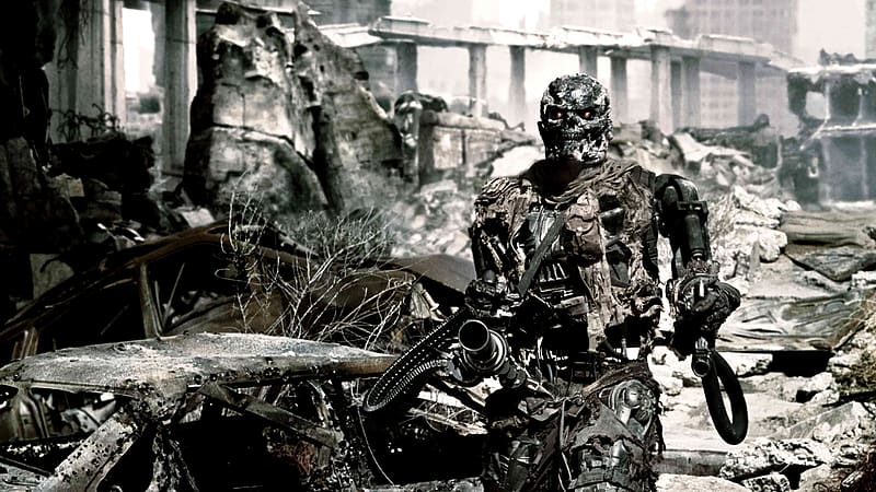 Terminator, Movie, Terminator Salvation, Endoskeleton, HD wallpaper