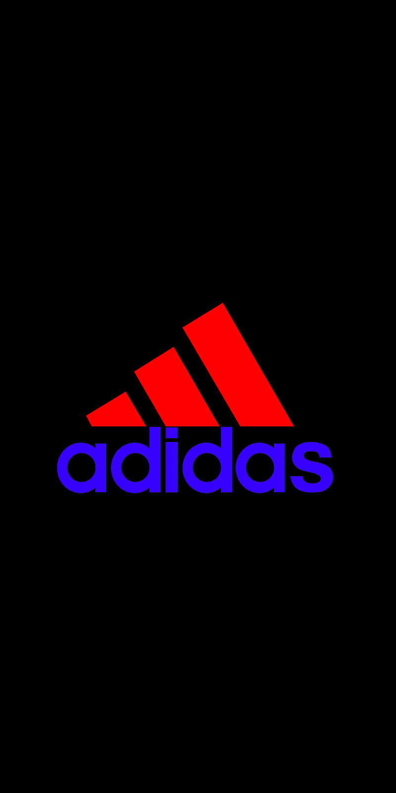 Adidas Blue Brand Logo Pattern Red Sport Hd Mobile Wallpaper Peakpx