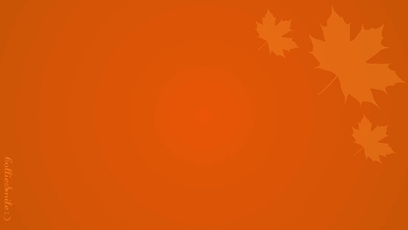 Autumn Maple Leaves, maple, simp1e, orange, maple leaves, fa11, Autumn, leaf, HD wallpaper