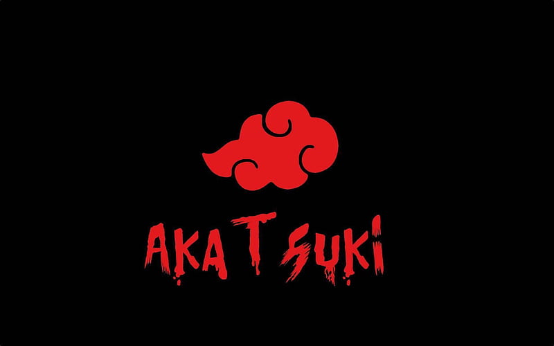 Akatsuki Cloud Word Art, HD wallpaper