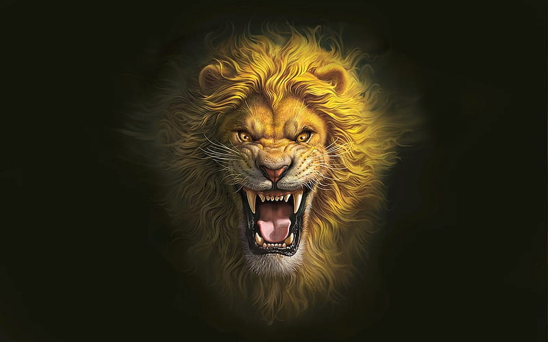 roaring lion pictures