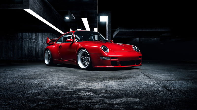 Porsche Gunther Werks 400r, Red Sports Car, , , , Background, 2007aa, HD wallpaper