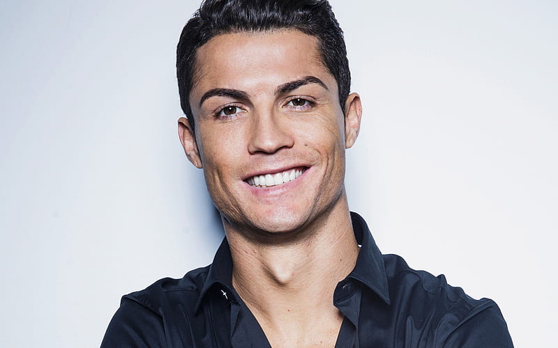 Cristiano Ronaldo, portrait, shoot, portuguese football player, smile, professional football players, football, CR7, Ronaldo, HD wallpaper