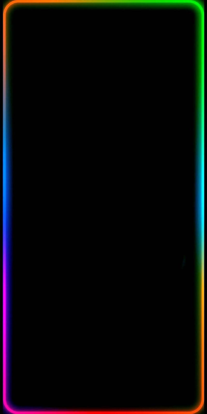 Rainbow, border, HD phone wallpaper