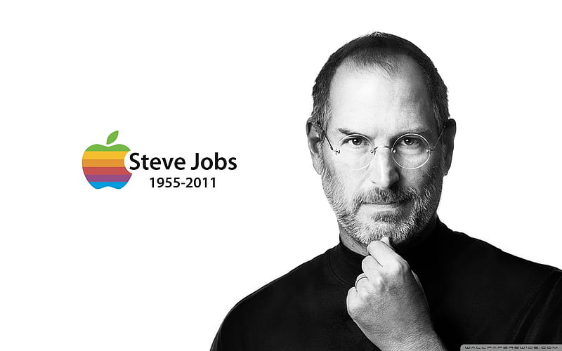 memorial steve jobs-think different apple mac, HD wallpaper