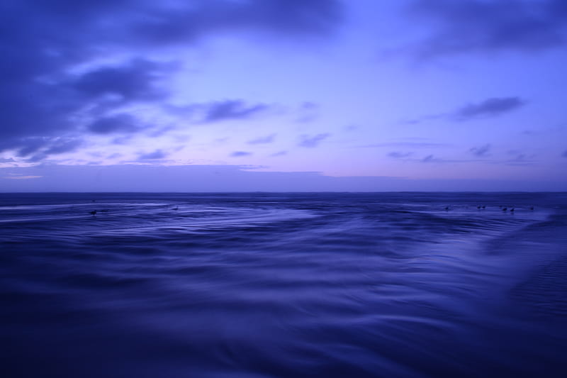 Slik Blue Tone Water Ocean , ocean, water, nature, HD wallpaper