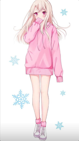 Cute Anime Girl Pink Kawaii Hd Phone Wallpaper Peakpx - Cute Girl Hd Wallpaper For Android