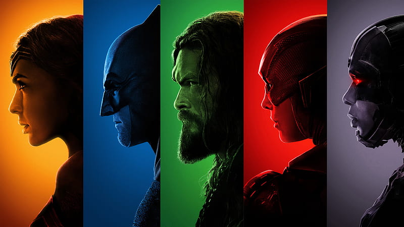 Justice League 2017 Superheroes , justice-league, 2017-movies, superheroes, wonder-woman, batman, aquaman, flash, cyborg, HD wallpaper
