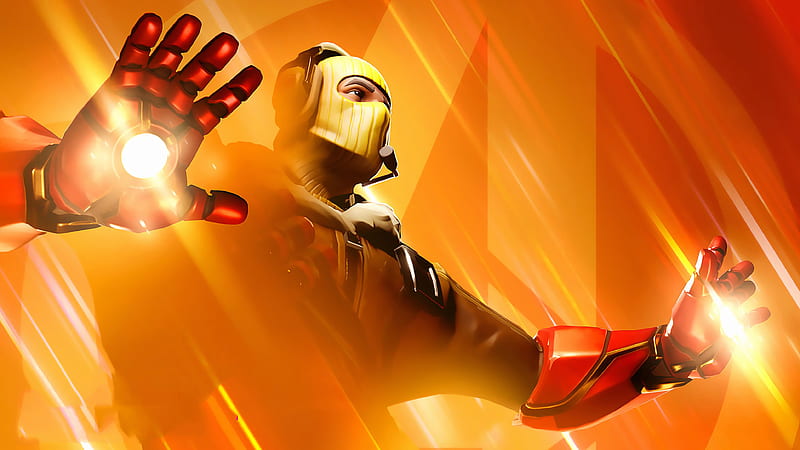 Iron Man Fortnite Avengers Endgame Raptor, HD wallpaper