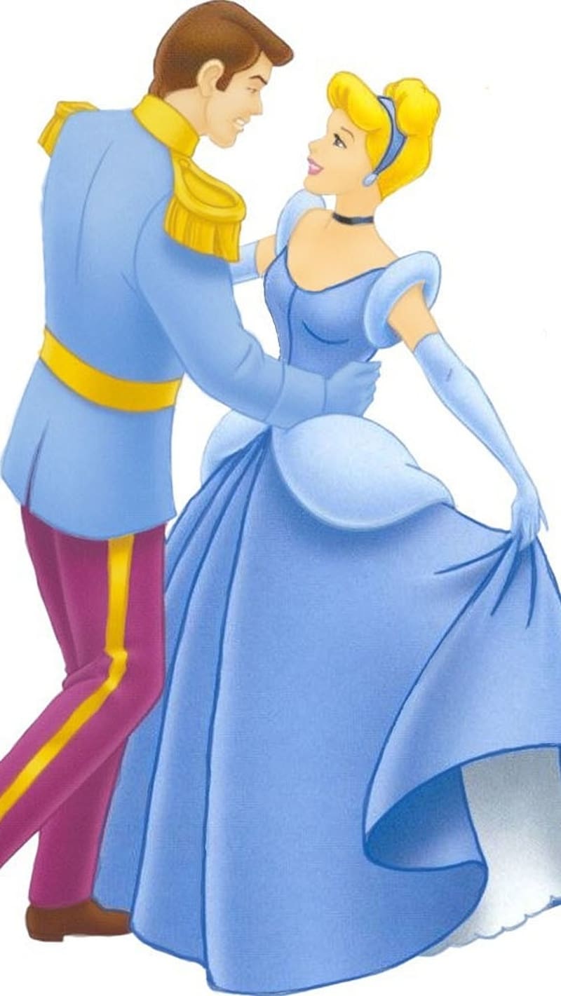 Cartoon Couple, Cinderella, Dancing, cinderalla, HD phone wallpaper