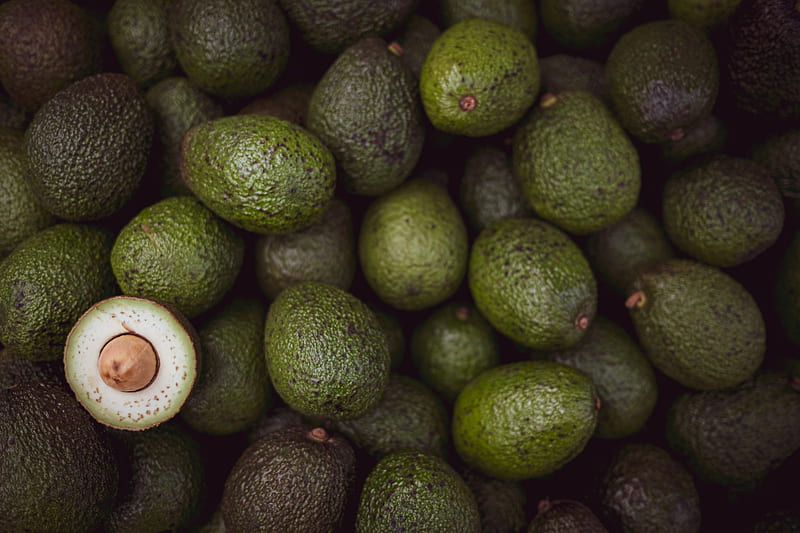 avocado, fruit, green, HD wallpaper