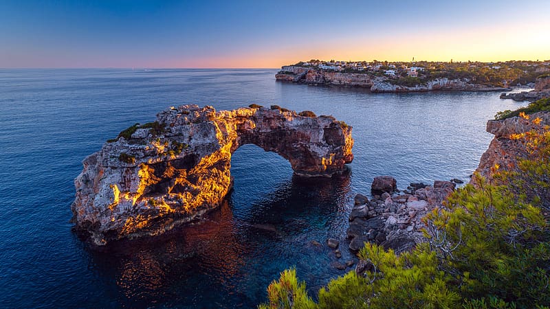 Es Pontas Spain Sea Balearic Islands 2023 Bing, HD wallpaper