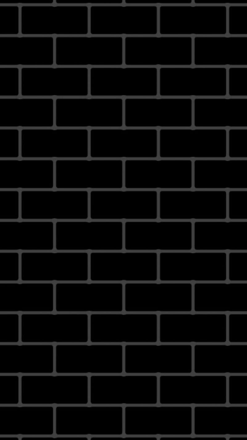 Wall, black, cubes, HD phone wallpaper