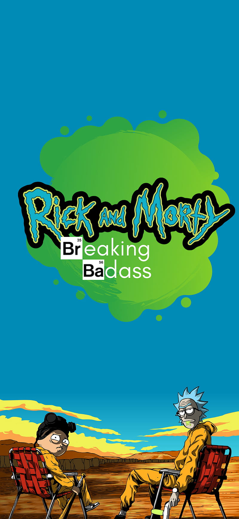 Rick and Morty Breaking Bad Wallpaper