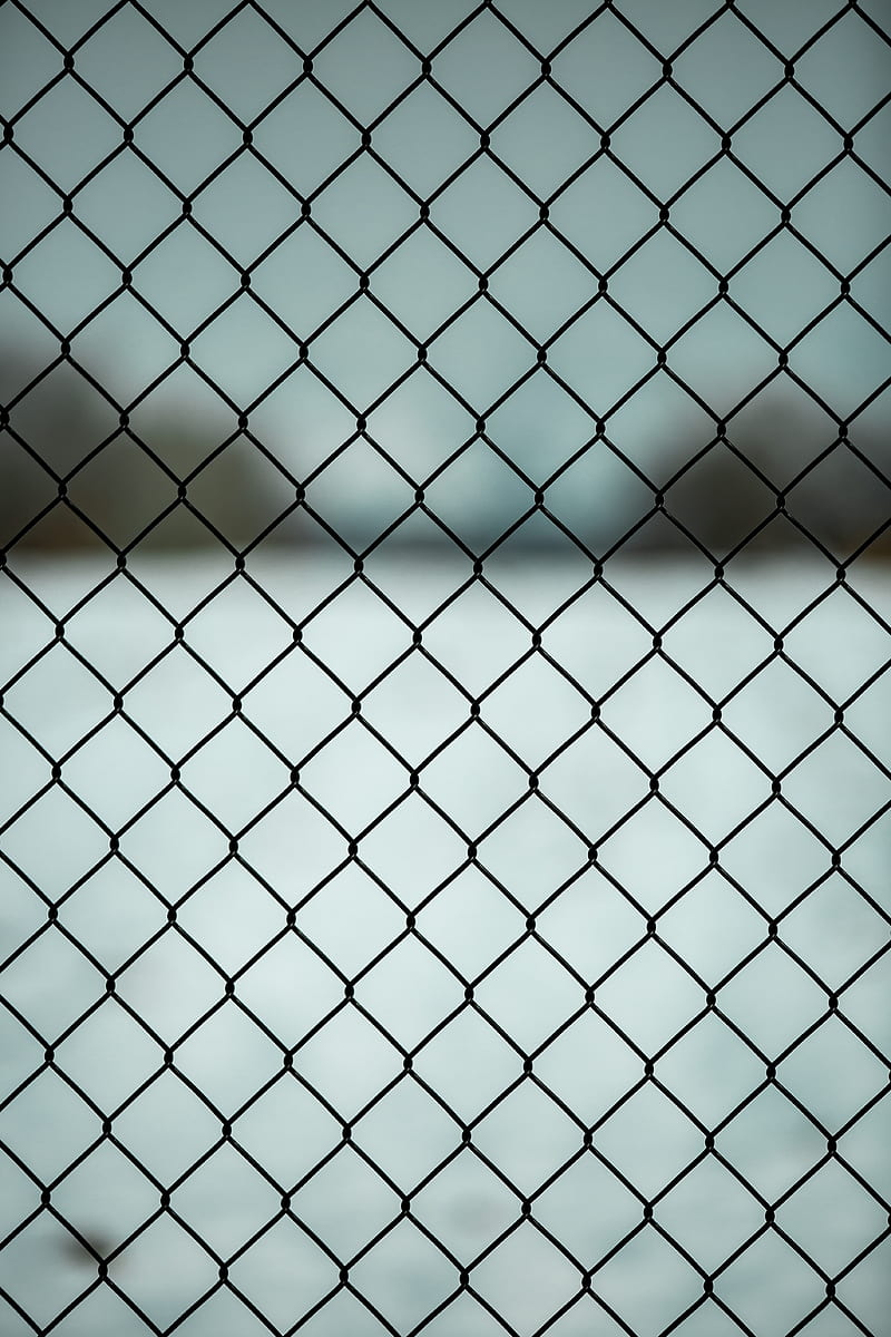 fence, mesh, metal, weaving, HD phone wallpaper