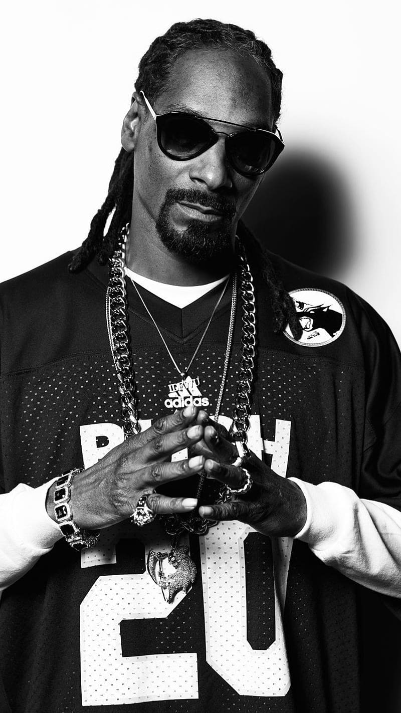 Hip Hop, Snoop Dogg, Black And White, rapper, music, HD phone wallpaper