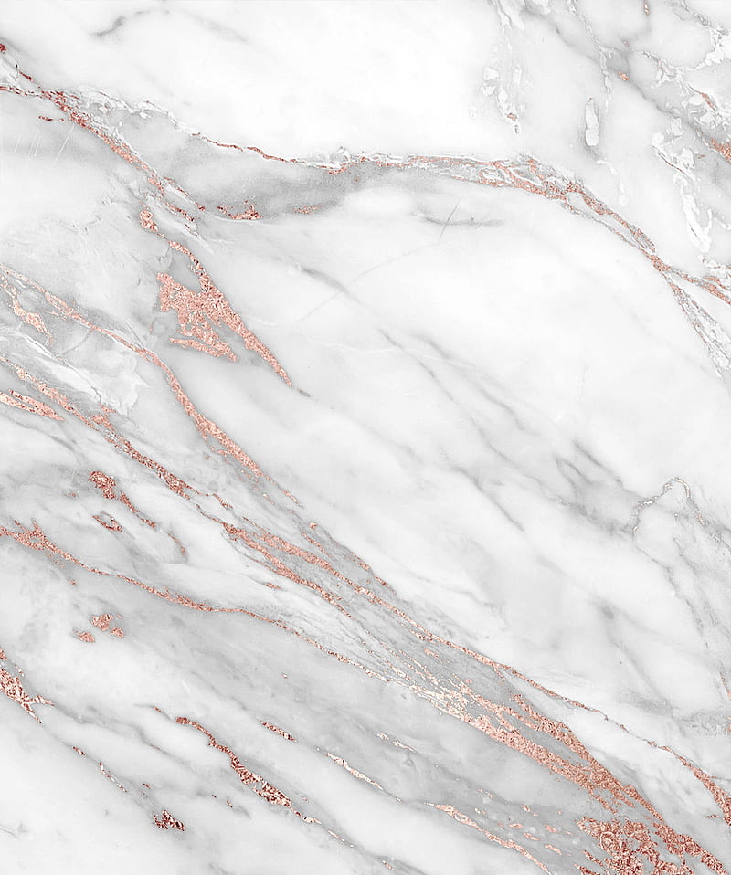 Rose gold marble, rose gold, silo925, HD phone wallpaper