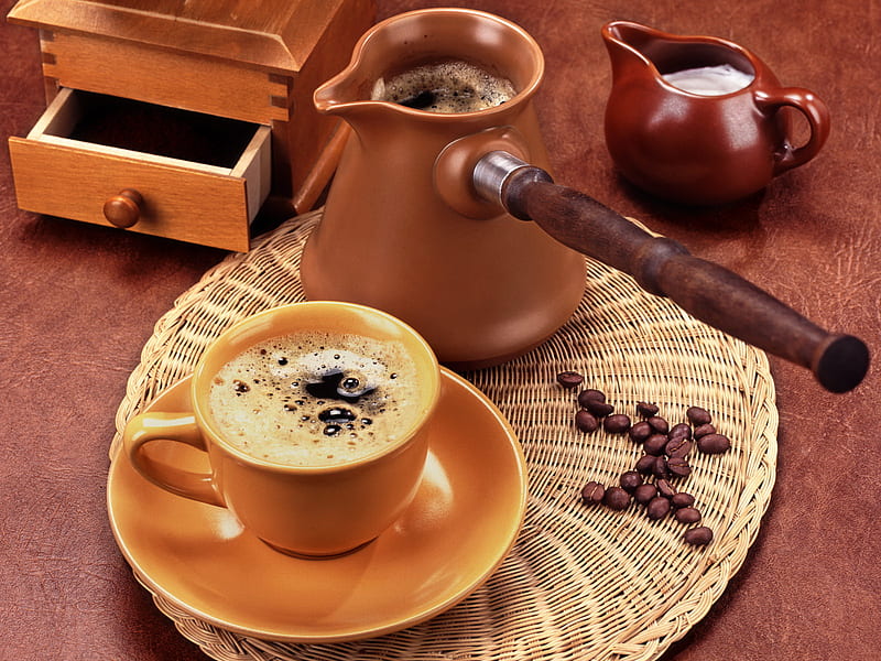 Turkish coffee, another kind, recipient, species, strong, very sweet, turkish coffe, HD wallpaper