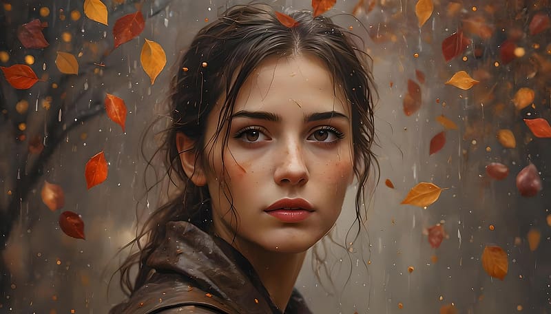 ❤️, Rain, Leaves, Autumn, Mood, Beauty, HD wallpaper ❤️, Rain, Leaves, Autumn, Mood, Beauty, HD wallpaper